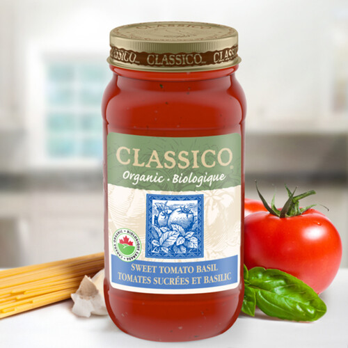 Classico Organic Pasta Sauce Sweet Tomato Basil 650 ml