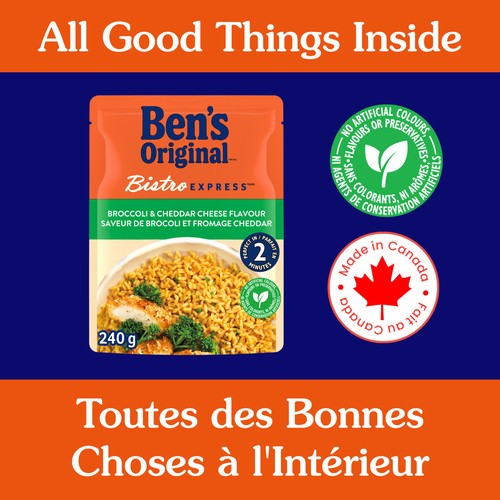 Ben's Original Bistro Express Rice Side Dish Broccoli & Cheddar 240 g