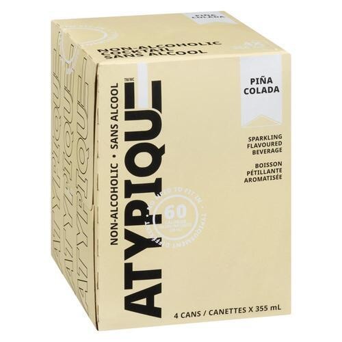Atypique Non Alcoholic Wine Pina Colada 4 x 355 ml (cans)