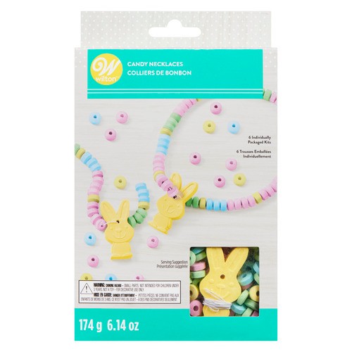 Wilton Candy Necklaces Kit Easter Yellow Bunny 174 g