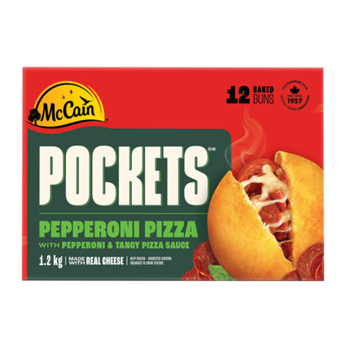 McCain Pizza Pockets Pepperoni 12 x 100g