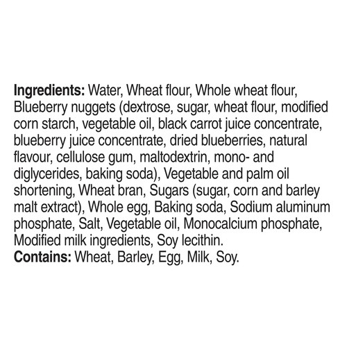 Kellogg's Eggo Frozen Waffles Whole Wheat Blueberry 280 g