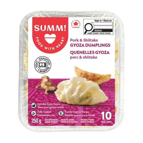 SUMM! Gyoza Dumplings Pork & Shiitake 10 Count 250 g