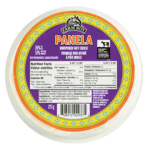 Farm Boy Panela Unripened Soft Cheese 275 g