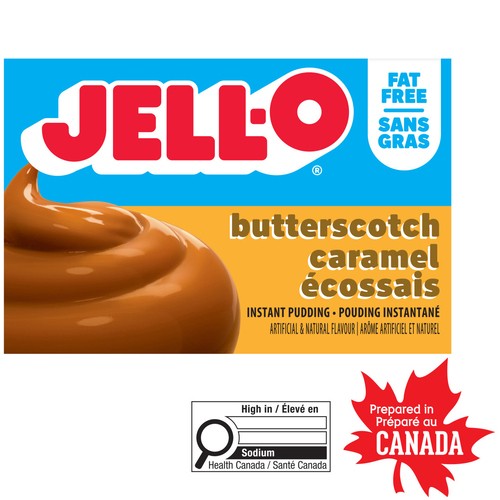 Jell-O Fat-Free Instant Pudding Butterscotch 30 g