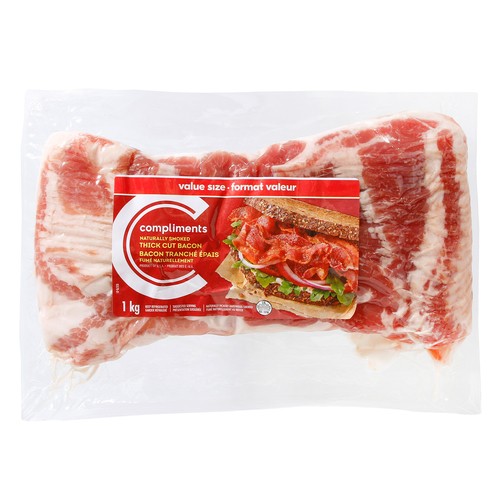 Compliments Bacon Thick Sliced Smoked
