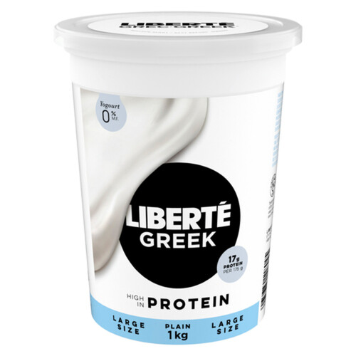 Liberté Greek 0% Yogurt Plain High Protein 1 kg
