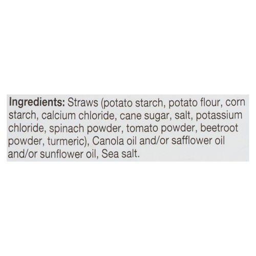 Sensible Portions Garden Veggie Straws Potato And Vegetable Snack Original 425 g