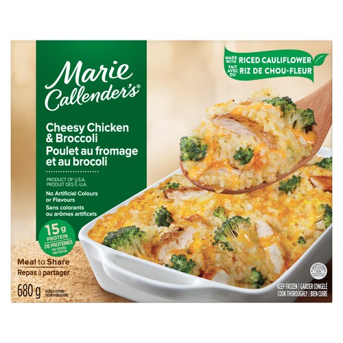 Marie Callender's Cheesy Chicken & Broccoli Multi Serve Frozen Meal 680 g