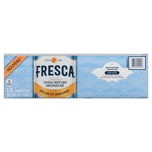 Fresca Soda Water Peach Citrus  355 ml