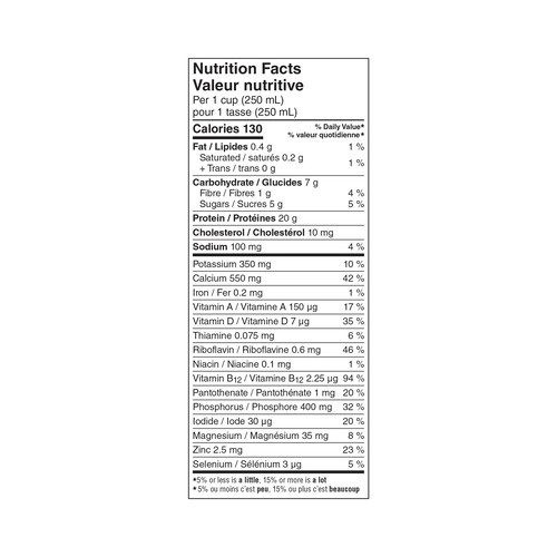 Lactantia UltraPur 0% Milk Ultra-Filtered 20 g Protein 1.5 L