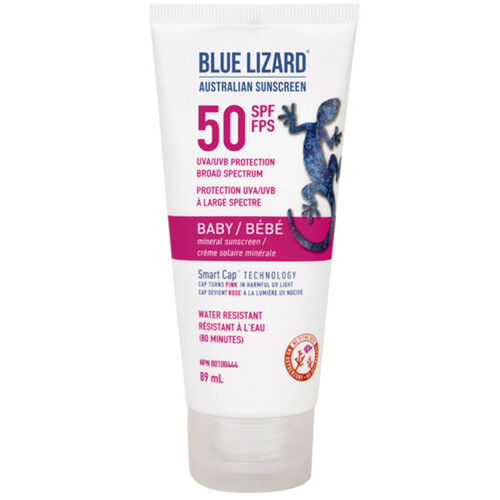 Blue Lizard Baby Mineral Sunscreen Lotion SPF 50 Water Resistant 89 ml