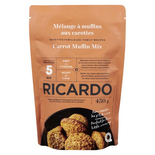 RICARDO Muffin Mix Carrot 450 g