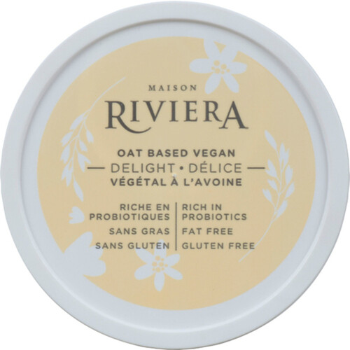 Riviera Oat Based Vegan Yogurt Plain 650 g