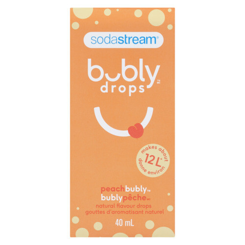 SodaStream Bubly Drops Natural Flavour Drops Peach 40 ml