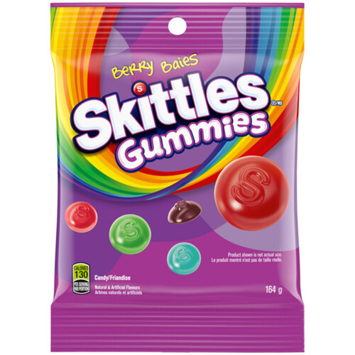 Skittles Gummy Candy Wild Berry Bag 164 g