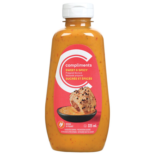 Compliments Prepared Mustard Sweet & Spicy 325 ml