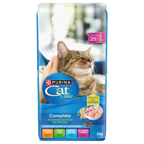 Purina Cat Chow Dry Cat Food Complete With Real Chicken 4 kg