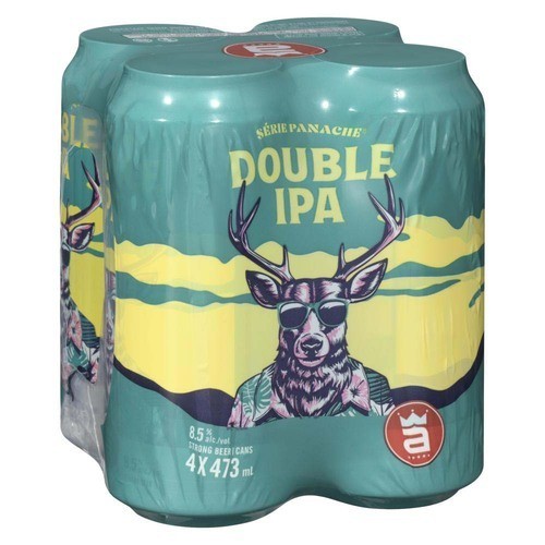 Série Panache Strong Beer 8.5% Alcohol Double IPA 4 x 473 ml (cans)