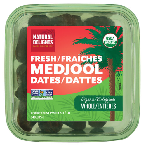 Bard Valley Natural Delights Organic Medjool Fresh Dates 340 g