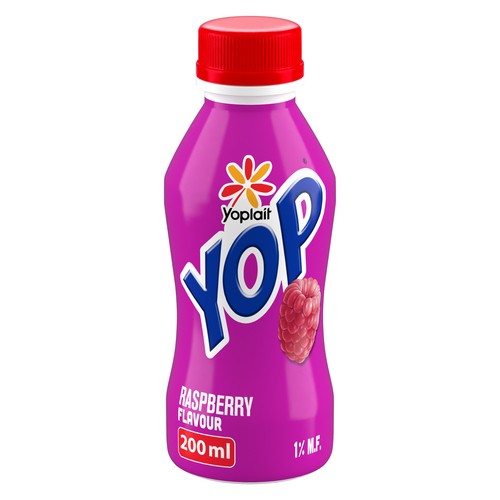 Yoplait Yop 1% Drinkable Yogurt Raspberry 200 ml (bottle)
