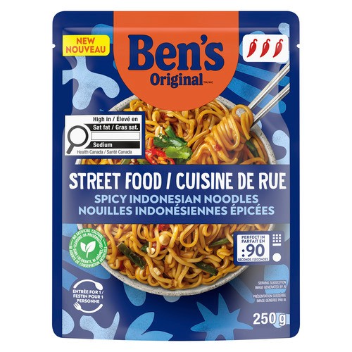 Ben's Original Street Food Noodles Spicy Indonesian Style 250 g