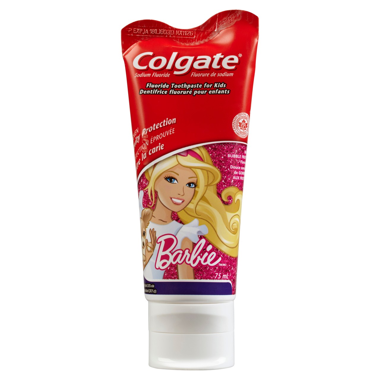 Colgate Tooth Girl Colgate Kids Fluoride Toothpaste Barbie 75 ml - Voilà Online Groceries ...