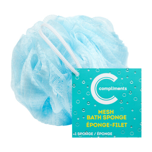 Compliments Aqua Mesh Bath Sponge 