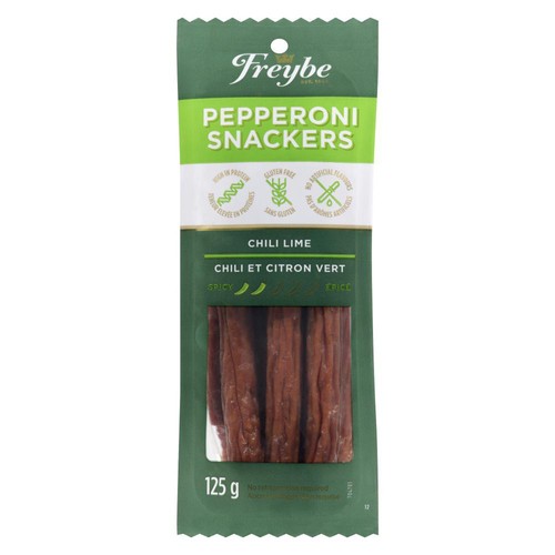 Freybe Pepperoni Snackers Chili Lime 125 g