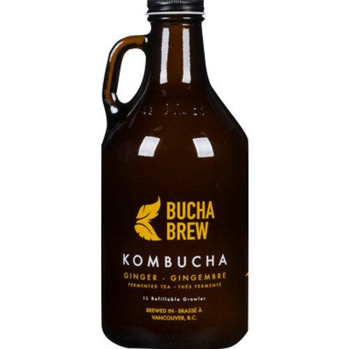 Bucha Brew Ginger Kombucha Tea 1 L