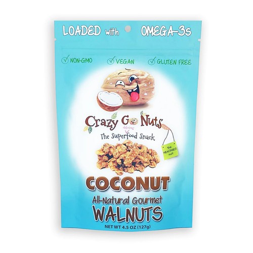 Crazy Go Nuts Coconut Snack Walnuts 127 g