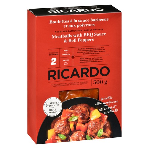 RICARDO Meatballs With BBQ Sauce And Bell Peppers 500 g