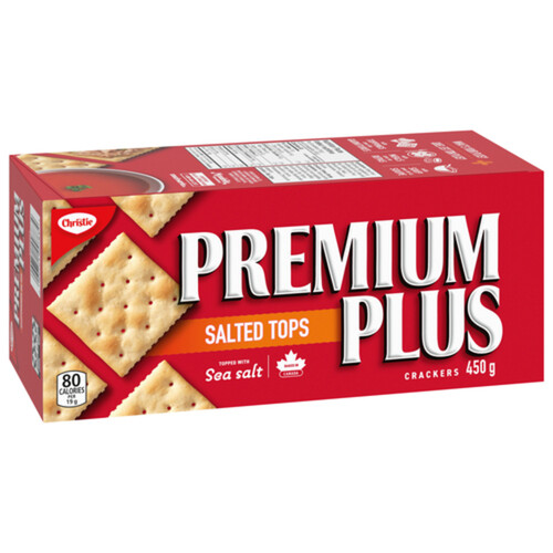 Christie Premium Plus Crackers Salted Tops 450 g