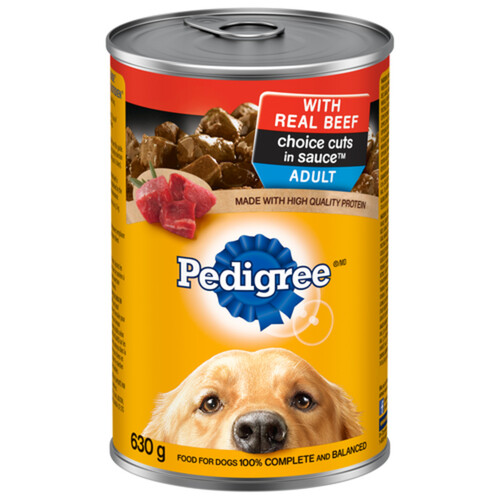 Pedigree Choice Cuts In Sauce Beef Adult Wet Dog Food 630 g