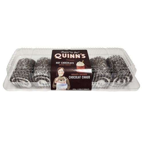 Quinn's Bakery Swiss Rolls Hot Chocolate 400 g (frozen)