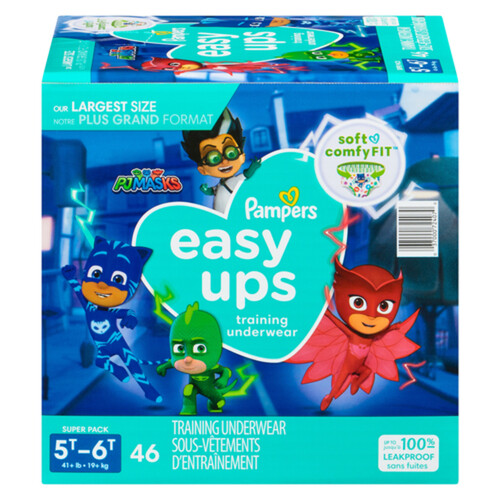 Pampers Easy Ups Training Pants Bluey 5T-6T Super Pack 46 Count