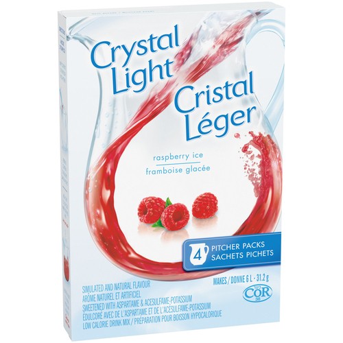 Crystal Light Drink Mix Raspberry Ice 4 Pack 31 g