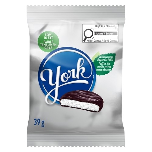 York Dark Chocolate Covered Peppermint Patty 39 g
