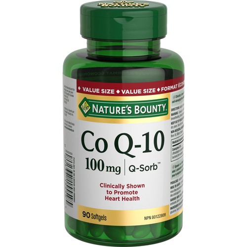 Nature's Bounty Co Q-10 100 mg For Heart Health Softgels 90 Count