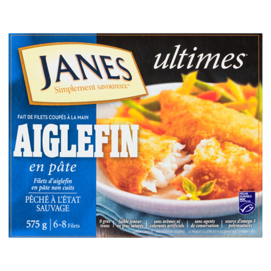 Janes Battered Frozen Haddock Fillets 575 g Voilà Online Groceries