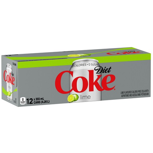 Coca-Cola Diet Coke Lime 12 x 355 m (cans)
