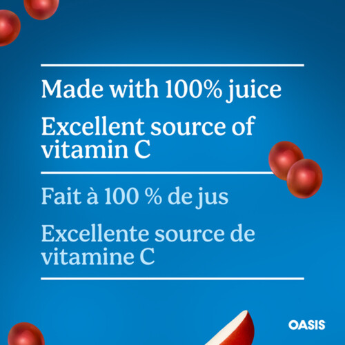 Oasis 100% Juice Cranberry 1.36 L