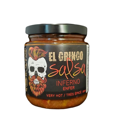 El Gringo Salsa Inferno Very Hot 375 ml