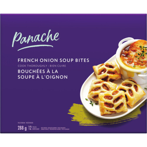 Panache Frozen Soup Bites French Onion 288 g