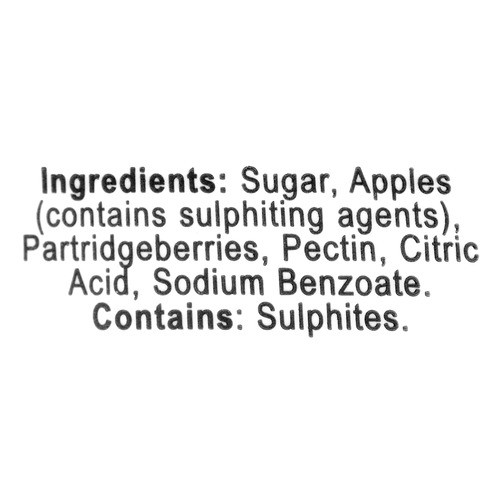 Purity Jam Partridgeberry Apple 250 ml