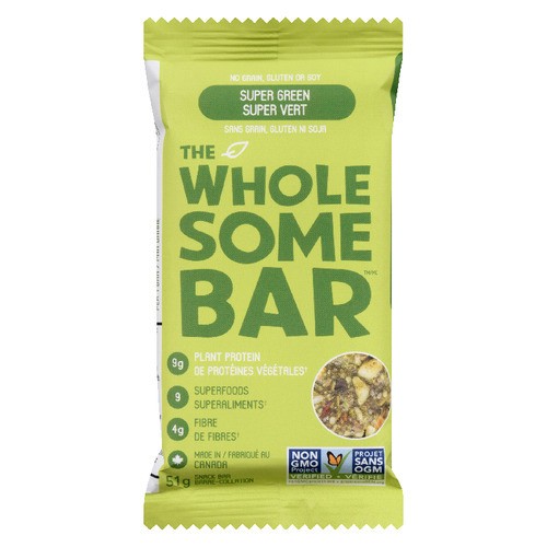 Green Complete Bar The Wholesome Bar Super Green Protein Bar 51 g - Voilà Online Groceries ...