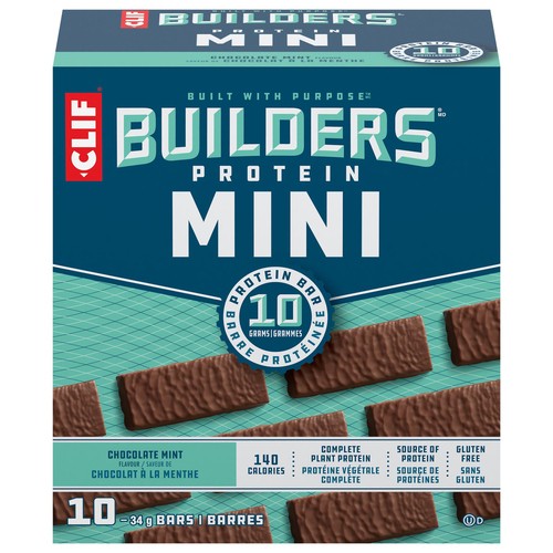 Builders Mini Protein Bars Chocolate Mint  10 Pack 340 g