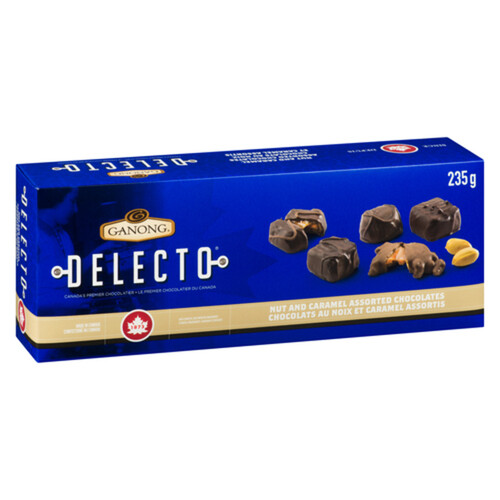 Ganong Delecto Chocolate Nut & Caramel Assorted 235 g Voilà Online Groceries & Offers