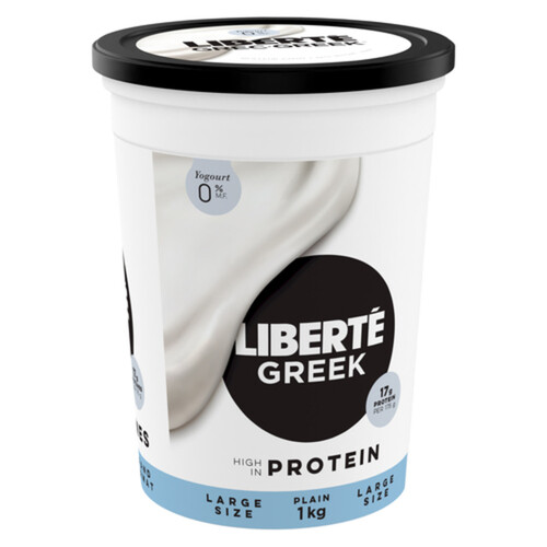 Voilà Online Groceries & Offers Liberte Greek 0 Yogurt Plain 1 kg