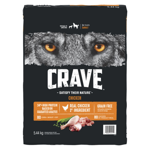 Crave Dry Dog Food Chicken 5.44 kg
